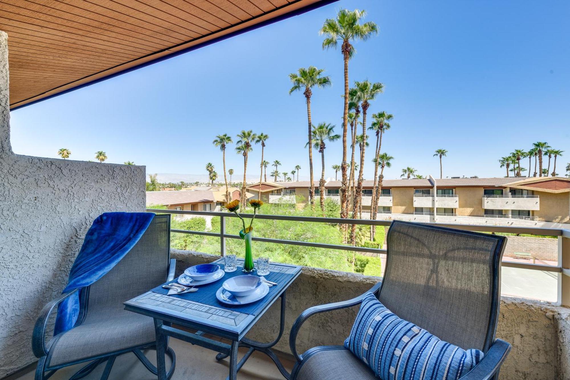 Central Palm Springs Resort Condo With 2 Balconies Εξωτερικό φωτογραφία